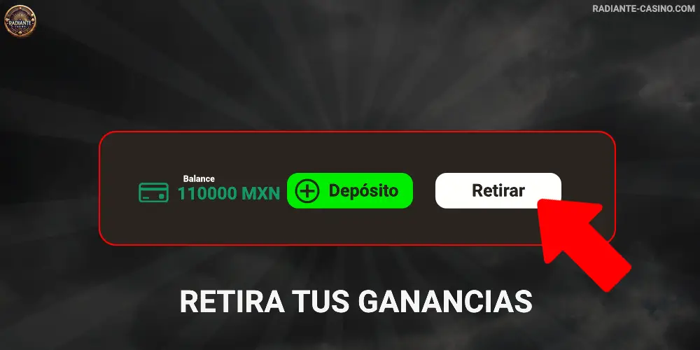 Paso 4 – Retira tus ganancias en Radiante