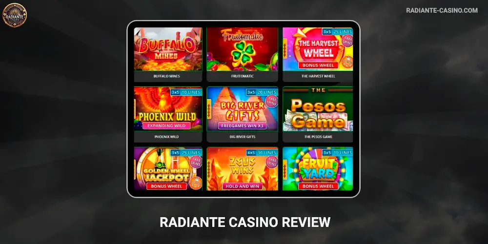 Radiante Casino: The Best Slot Machines for Players in 2026 - Main Preview