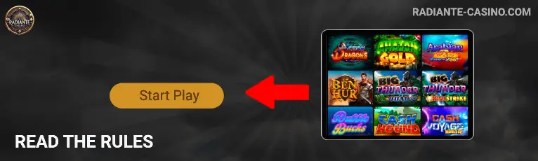 Variety of Slots at Radiante